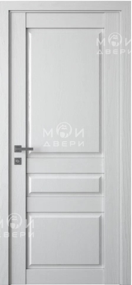 межкомнатная царговая пвх дверь Модель: М-201 Цвет: Белый снег