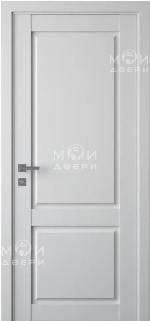 межкомнатная царговая пвх дверь Модель: М-203 Цвет: Белый эмалит