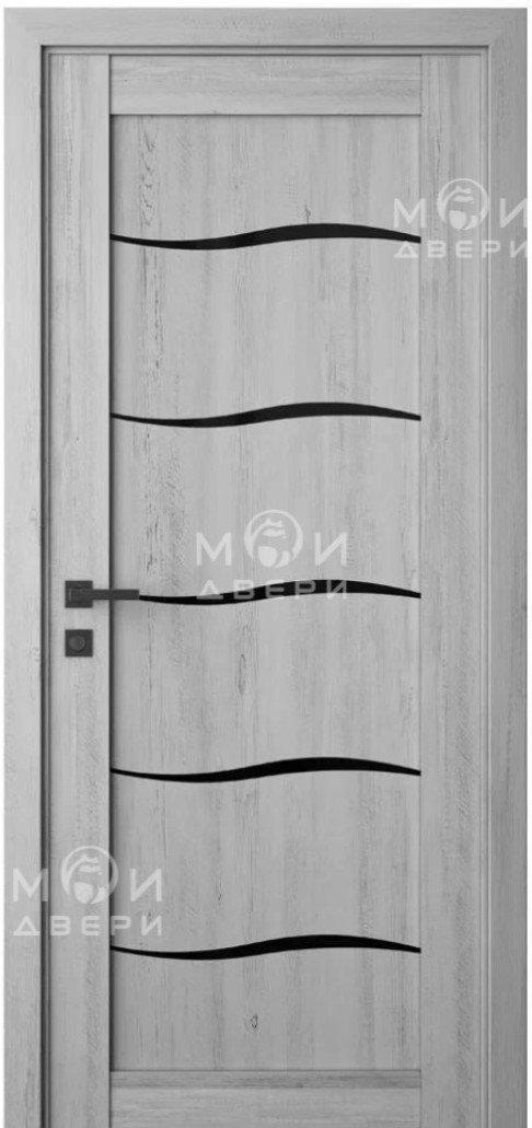 межкомнатная царговая пвх дверь Модель: М-250 Цвет: Ясень айс