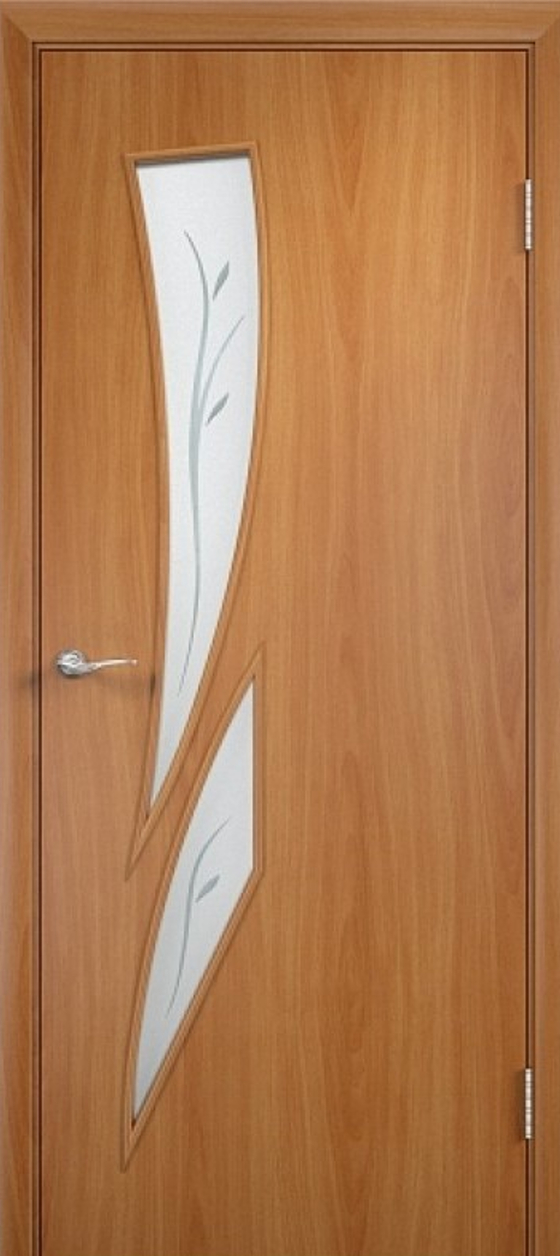 межкомнатная ламинированная дверь Модель: Лилия Цвет: Миланский орех