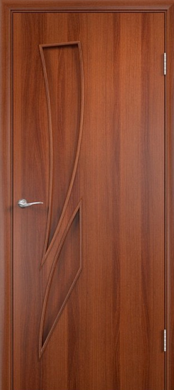 межкомнатная ламинированная дверь Модель: Лилия Цвет: Итальянский орех