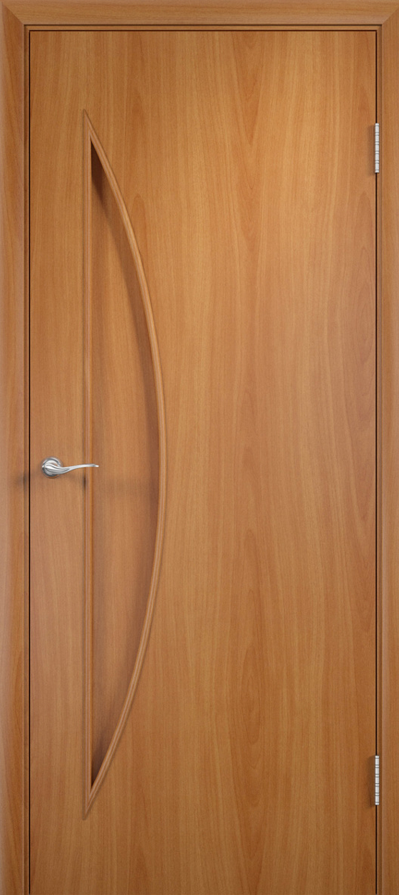 межкомнатная ламинированная дверь Модель: Луна Цвет: Итальянский орех