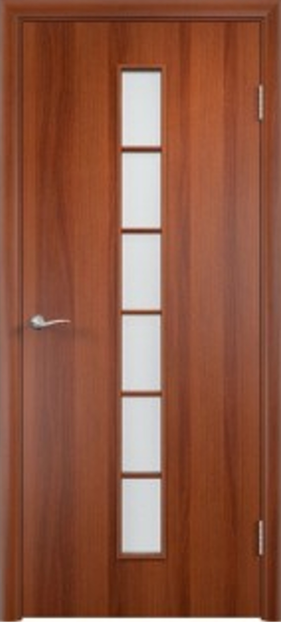межкомнатная ламинированная дверь Модель: Лесенка Цвет: Итальянский орех