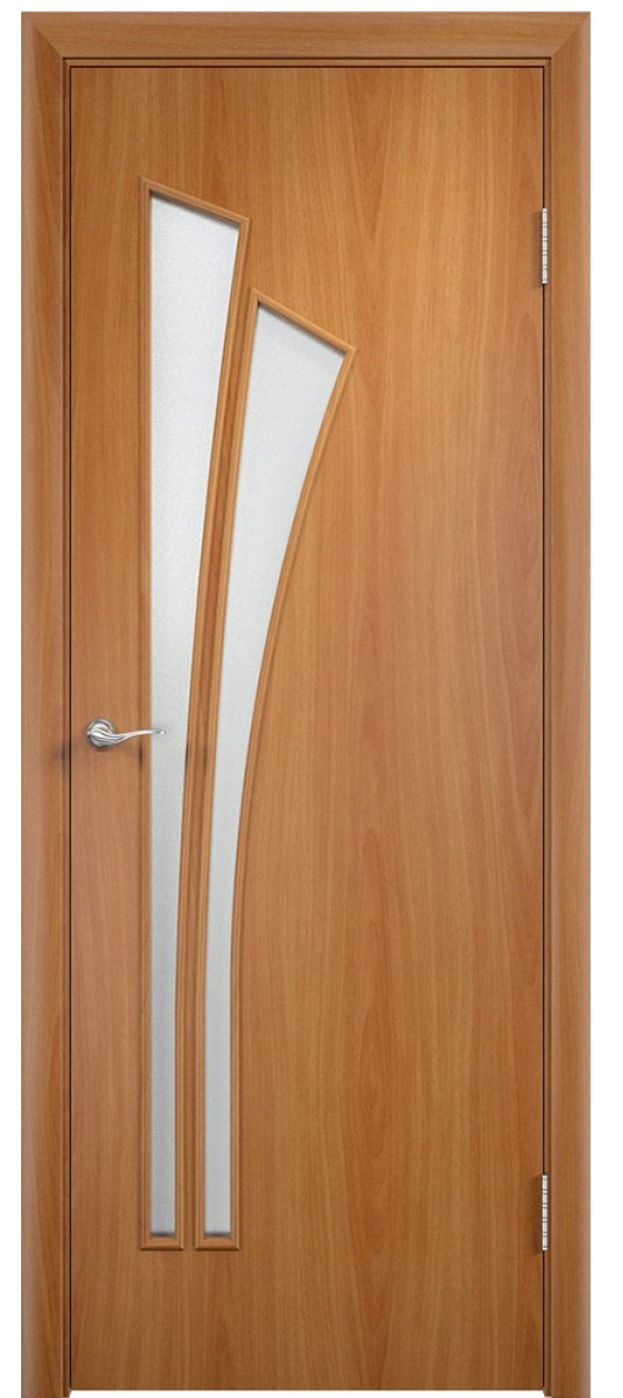 межкомнатная ламинированная дверь Модель: Орхидея Цвет: Миланский орех