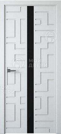 межкомнатная дверь Модель: М-319 Цвет: Белоснежная шагрень