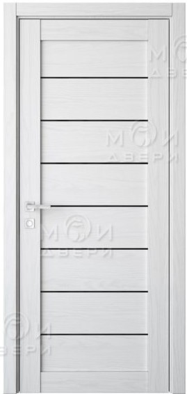 межкомнатная царговая пвх дверь Модель: М-101 Цвет: Белый снег