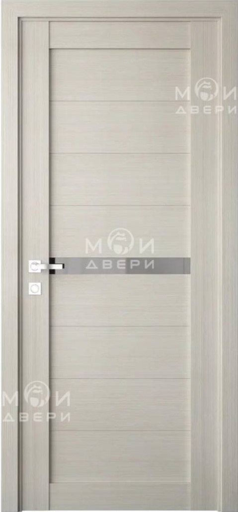 межкомнатная царговая пвх дверь Модель: М-107 Цвет: Сандал белый