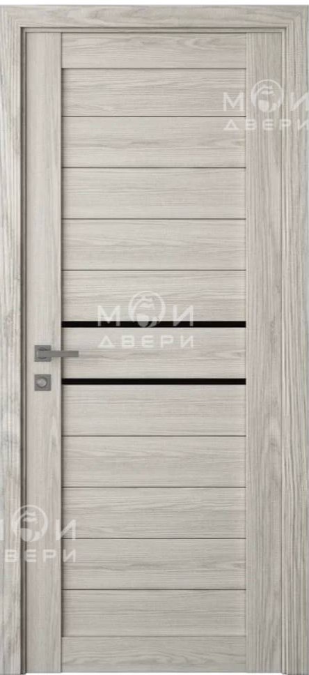 межкомнатная царговая пвх дверь Модель: М-112 Цвет: Ясень айс