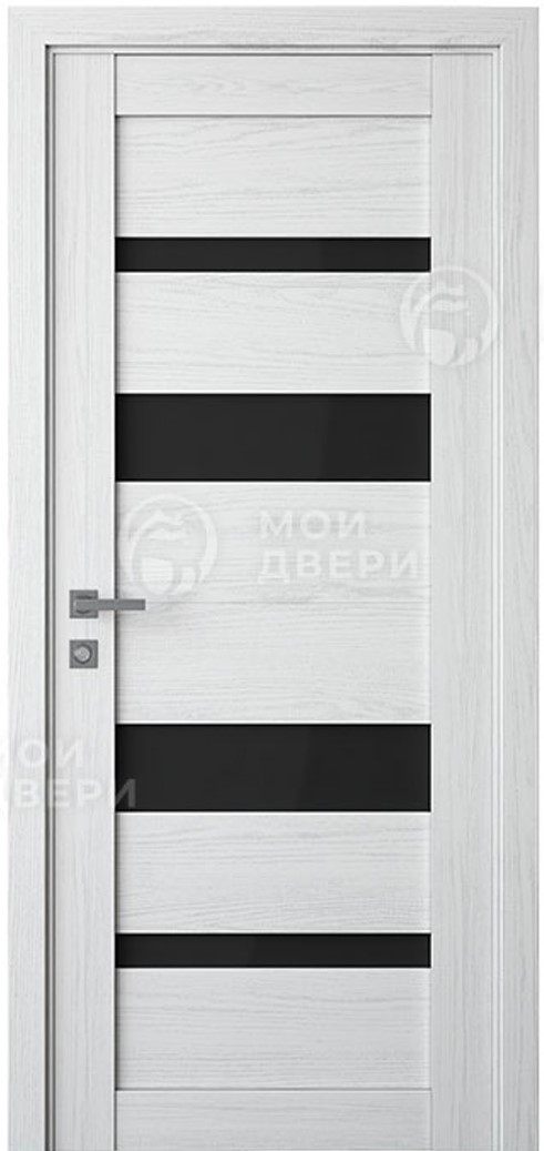 межкомнатная царговая пвх дверь Модель: М-119 Цвет: Белый снег