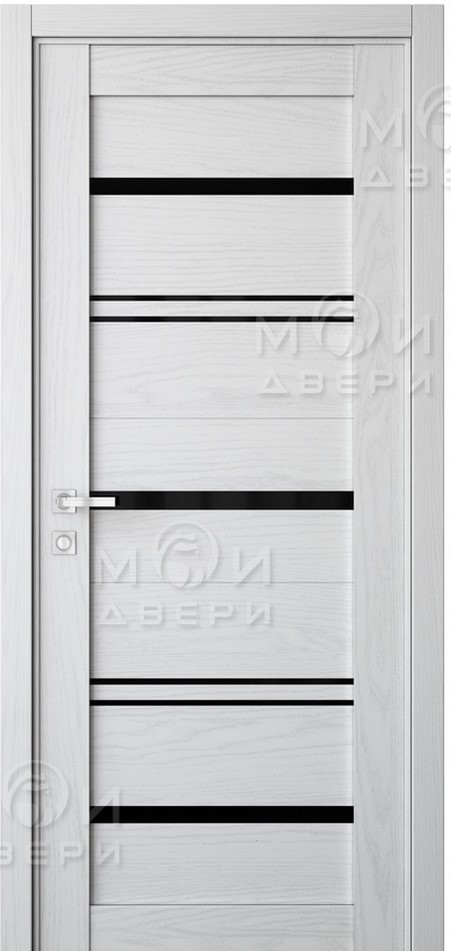 межкомнатная царговая пвх дверь Модель: М-133 Цвет: Белый снег