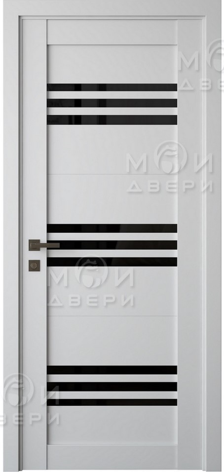 межкомнатная царговая пвх дверь Модель: М-141 Цвет: Белый эмалит