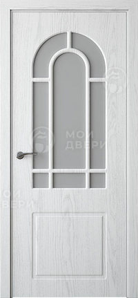 межкомнатная пвх дверь Модель: М-18 ДФО Цвет: Белый снег 