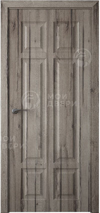 межкомнатная пвх дверь Модель: М-411 ДФГ Цвет: Рустик серый 
