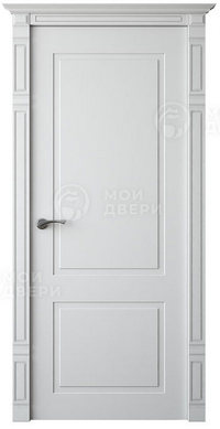 межкомнатная пвх дверь Модель: М-87 ДФГ Цвет: Шагрень белая 